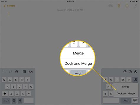 How to Create the iPad Split Keyboard