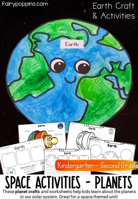 Planet Activities and Space Crafts for Kids - Fairy Poppins