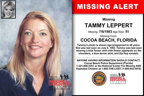 TAMMY LEPPERT, Age Now: 51, Missing: 07/06/1983. Missing From COCOA ...