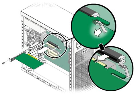 Removing and Installing a PCIe2 x16 Card (Sun Ultra 27 Workstation Service Manual)