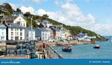 Aberdyfi, Wales, with Crab Nets in Foreground Stock Image - Image of ...