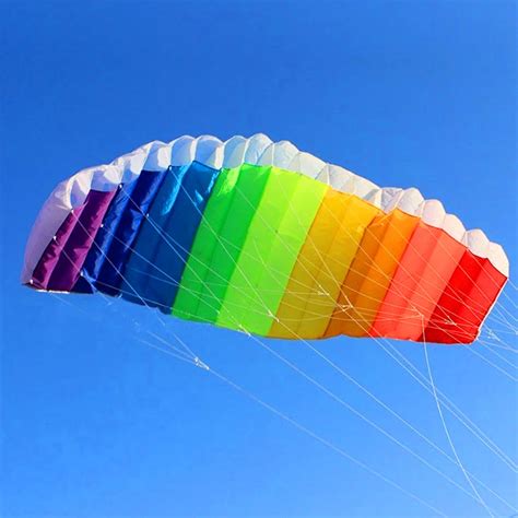 free shipping 270cm dual Line Stunt power Kite soft kite Parafoil kite ...