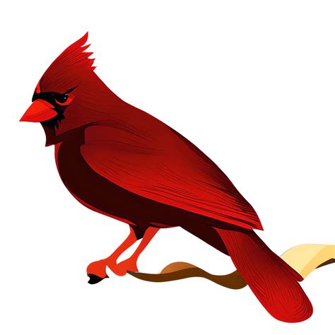 Realistic Drawing of Cardinal · Creative Fabrica