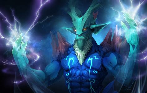 Dota 2 Wallpapers: Dota 2 Fan-Art Leshrac (by biggreenpepper)