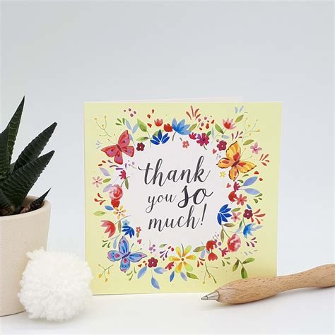 Thank You so Much Christian Card Card With Bible Verse - Etsy Australia