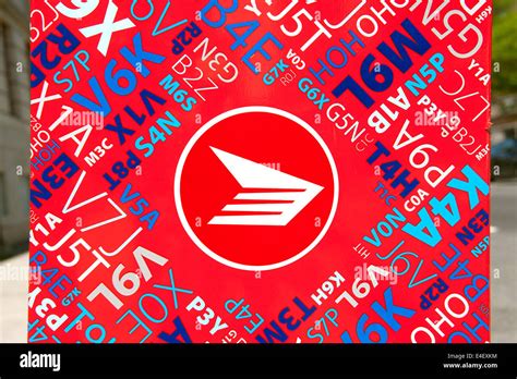 Canada post logo hi-res stock photography and images - Alamy