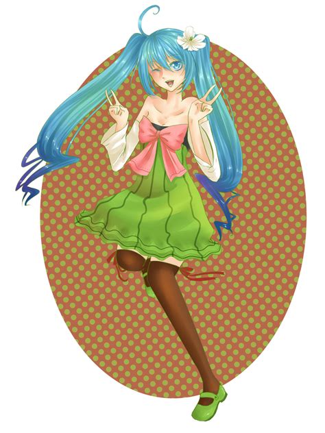 Hatsune Miku - Popipo by Crevinette on DeviantArt