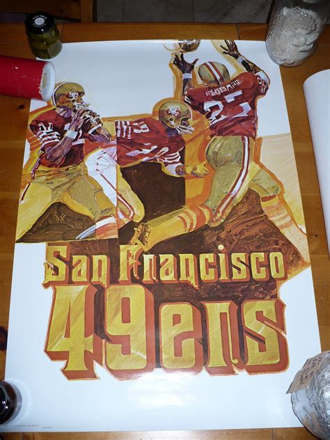 My San Francisco 49ers Collection - Go Niners ! ! !: Posters, Posters and even more POSTERS