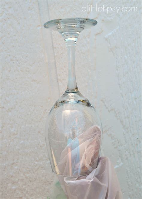 Glittered Wine Glasses #12monthsofmartha - A Little Tipsy