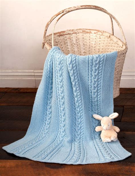 Little Boy Blue Baby Blanket | Baby blanket knitting pattern, Blue baby blanket, Blanket ...