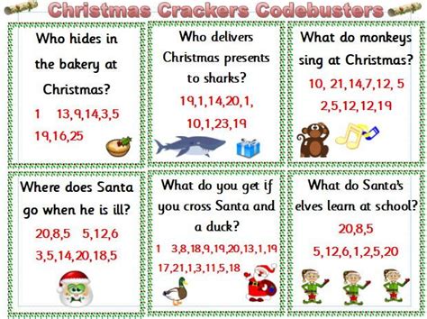 Christmas Crackers Codebusters KS1 | Teaching Resources