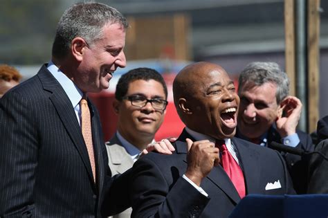 Eric Adams embraces New York bigwigs — and breaks from de Blasio - POLITICO