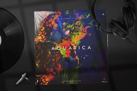 Aquatica Album Cover Art - Photoshop PSD