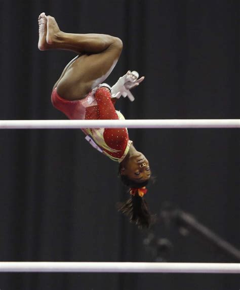 Olympic champ Simone Biles triumphs in return to competition