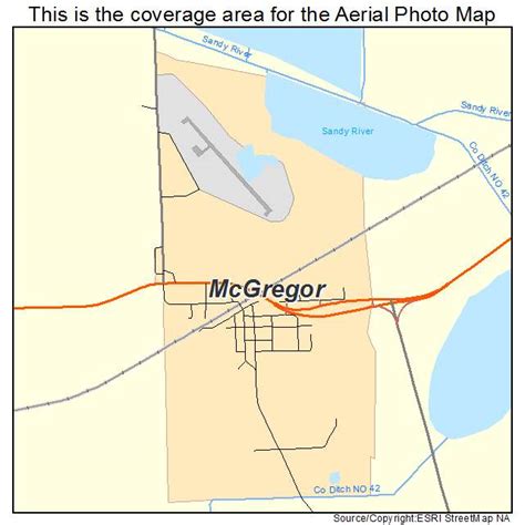 Aerial Photography Map of McGregor, MN Minnesota