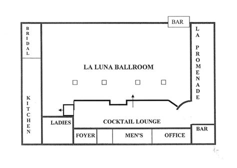 La Luna Venue Layout - La Luna Banquet Hall - Wedding Venue in Bensalem Bucks County PA