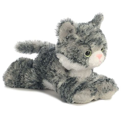 Grey Tabby Cat Plush Toy - Show Your Logo