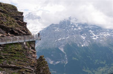 Suspension Bridge at First Cliff Walk, Grindelwald - Urban Works