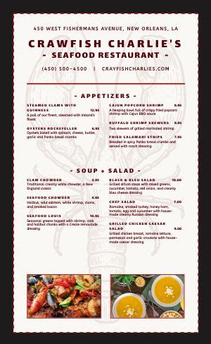 Free Bar Menu Templates and Designs - MustHaveMenus