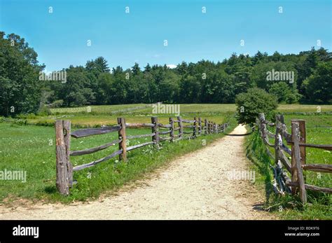 New England landscape Stock Photo - Alamy