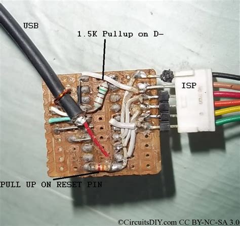 Simplest USB AVR programmer – Circuits DIY