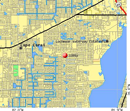 Cape Coral Zip Code Map - Maping Resources