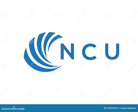 NCU Letter Logo Design on White Background. NCU Creative Circle Letter Logo Concept. NCU Letter ...