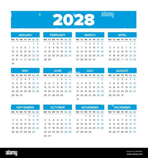 2028 Calendar