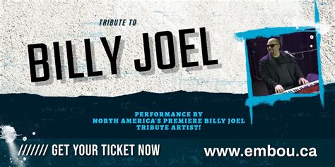 "My Life" North America's Premiere Billy Joel Tribute — Marigold ...