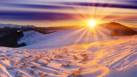 nature, Landscapes, Mountains, Snow, Winter, Sky, Clouds, Hdr, Sunset, Sunrise Wallpapers HD ...