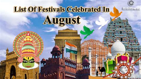 List Of Festivals Celebrated In The Month Of August