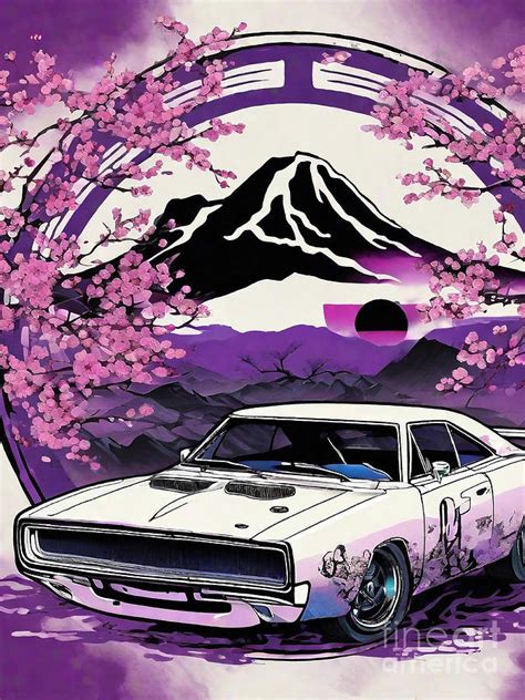 Muscle car 1969 Dodge Charger 500 Hemi Digital Art by Clark Leffler - Fine Art America