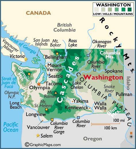 Washington - 'The Evergreen State' : capital city - Olympia. Admission to Union - November 11 ...