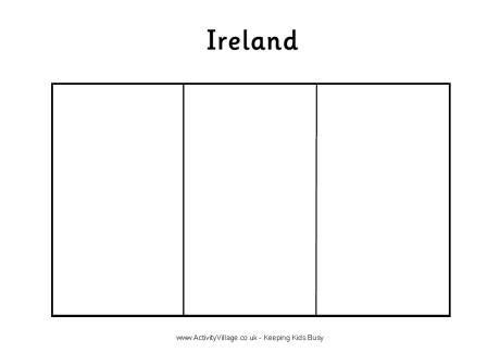 Ireland Flag Colouring Page | Flag coloring pages, Ireland flag, Irish ...