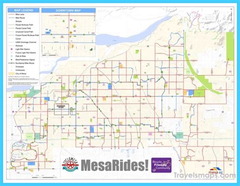 Map of Mesa Arizona - TravelsMaps.Com