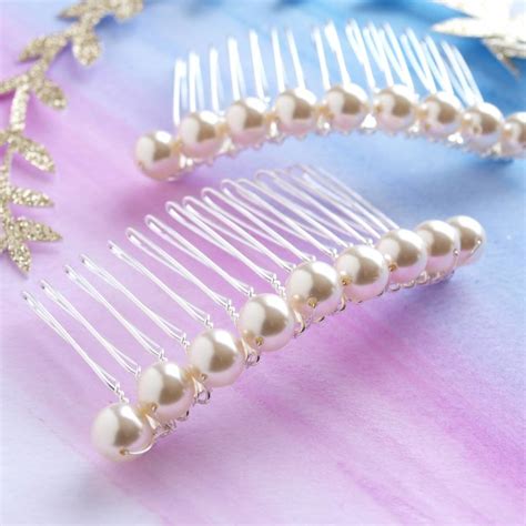 Bliss Pearl Hair Comb By Jewellery Made By Me | notonthehighstreet.com