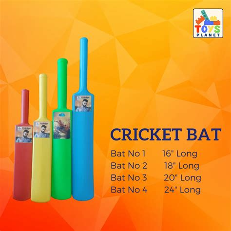 Short Handle Orange Cricket Plastic Bat at Rs 50/set in Ambala | ID ...