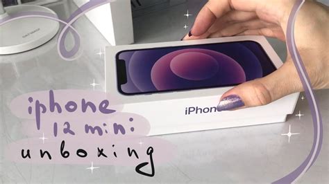 unboxing & customization purple iphone 12 mini ☆ - YouTube