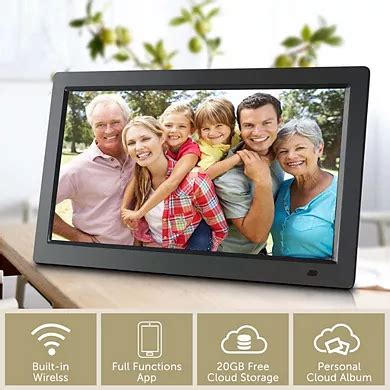 Cloud Photo Frame, 20GB Cloud Storage, Smart App Support