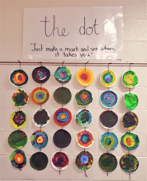 The Dot is a wonderful book to inspire a provocation or art exploration! #processart # ...