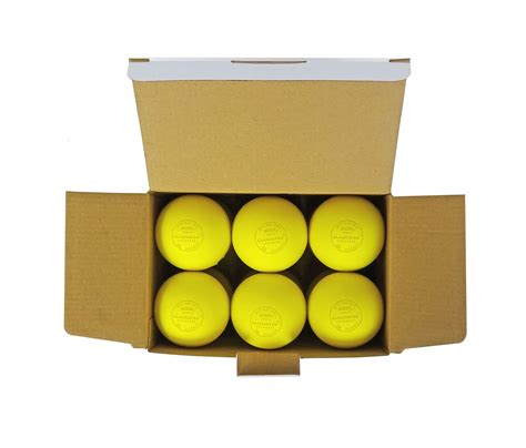 Gladiator Lacrosse® Box Of 12 Official Lacrosse Game Balls – Yellow