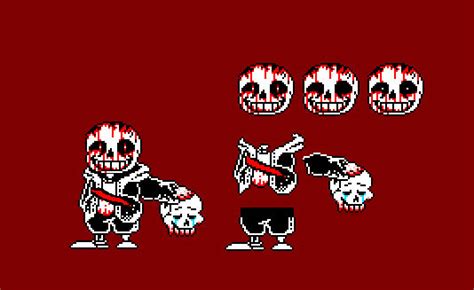 [HARD-MODE] Insanity Sans Sprite Sheet v1 by slimdaddee on DeviantArt