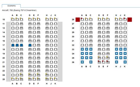 Learn about 167+ imagen boeing 788 seat map - In.thptnganamst.edu.vn