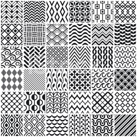 Set of simple geometric patterns. | Geometric patterns drawing, Simple ...