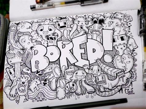 Bored Doodle Doodle Art Drawing, Doodle Art Designs, Doodle Doodle ...