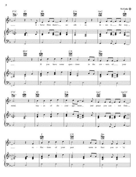 Jesus Is The Answer by Andrae Crouch - Piano, Vocal, Guitar - Digital Sheet Music | Sheet Music Plus