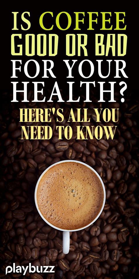 Is Coffee Good or Bad for Your Health? Here's All You Need to Know in 2021 | For your health ...