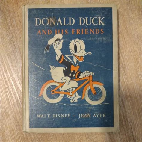 DONALD DUCK AND His Friends Walt Disney Storybooks Jean Ayer 1939 ...