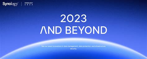 Synology 2023 and beyond