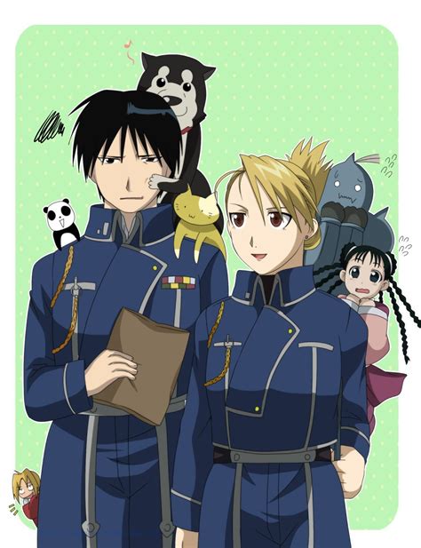 Roy Mustang and Riza Hawkeye - Fullmetal Alchemist: Brotherhood - Anime Photo (36880922) - Fanpop